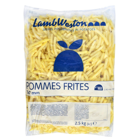 LAMB FRYTKI POMMES FRITES 7x7mm LW F77 2,5kg/4