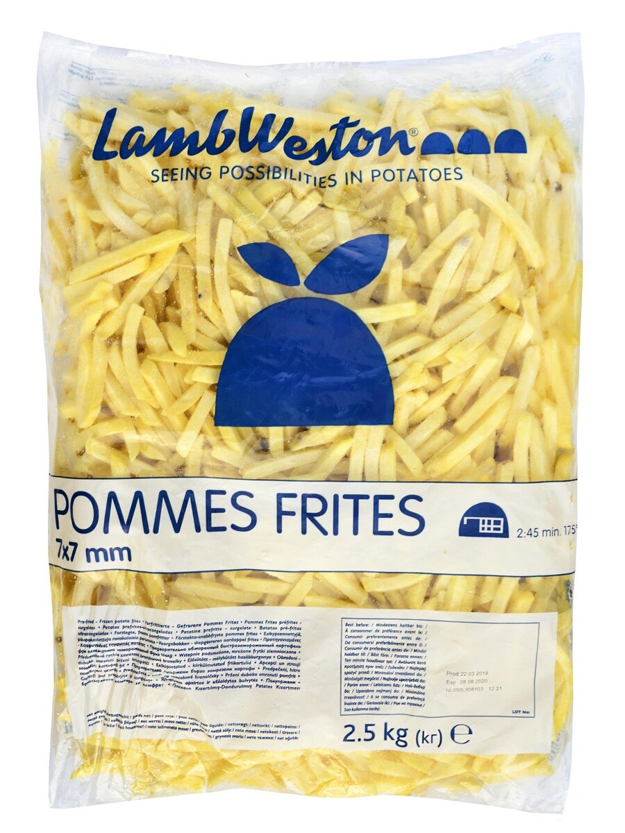 LAMB FRYTKI POMMES FRITES 7x7mm LW F77 2,5kg/4