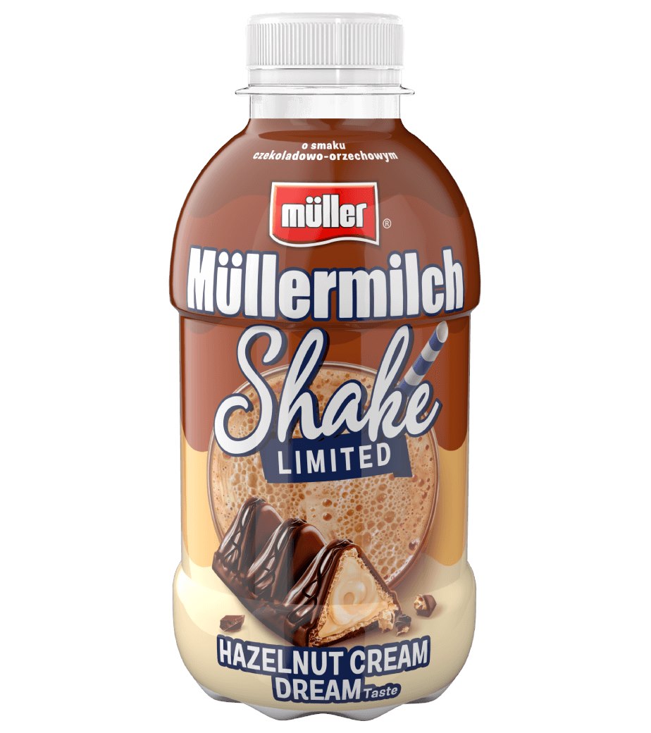 MULLER SHAKE MILK HAZELNUT CREAM DREAM 400g/12