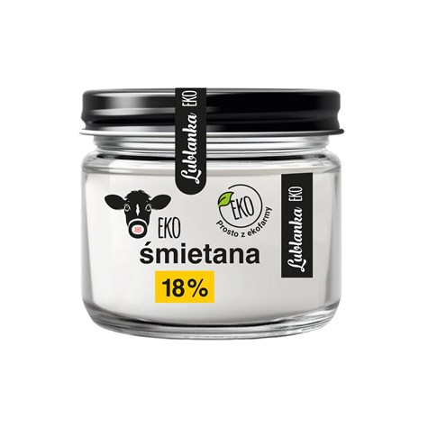 LUBLANKA EKO ŚMIETANA 18% 250g/12