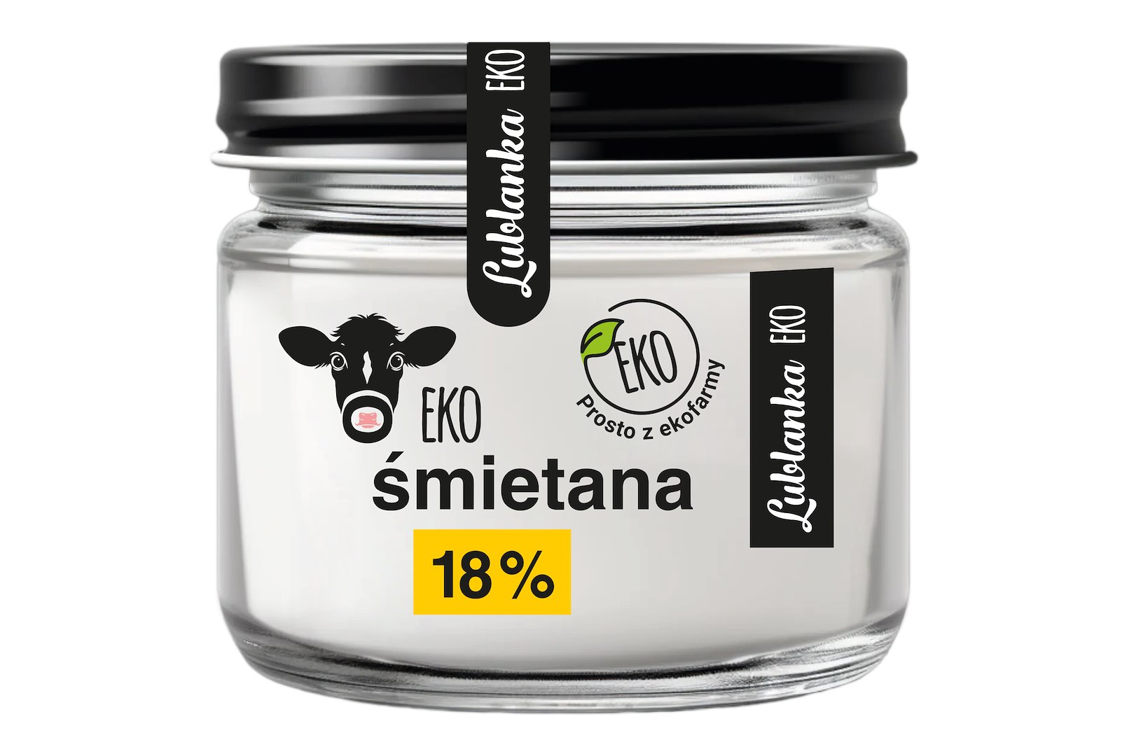 LUBLANKA EKO ŚMIETANA 18% 250g/12