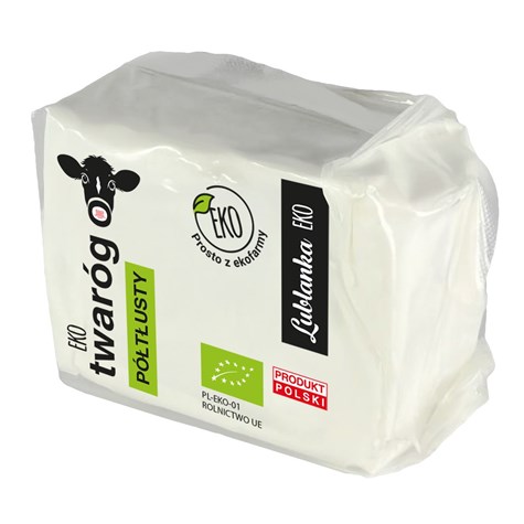 LUBLANKA EKO TWARÓG PÓŁTŁUSTY 250g/20