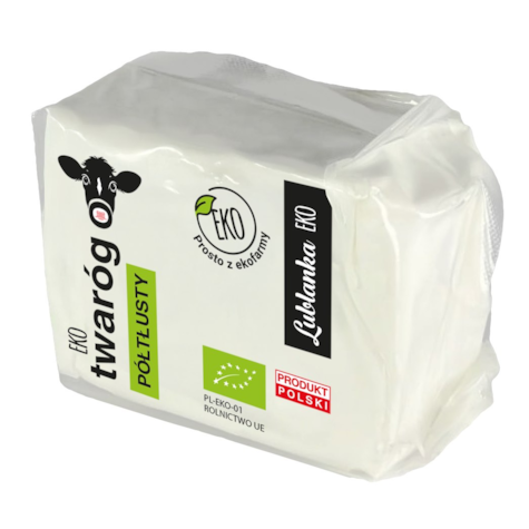 LUBLANKA EKO TWARÓG PÓŁTŁUSTY 250g/20
