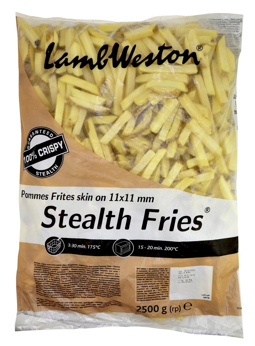 LAMB FRYTKI STEALTH FRIES ZE SKÓRK 11x11mm 2,5kg/4