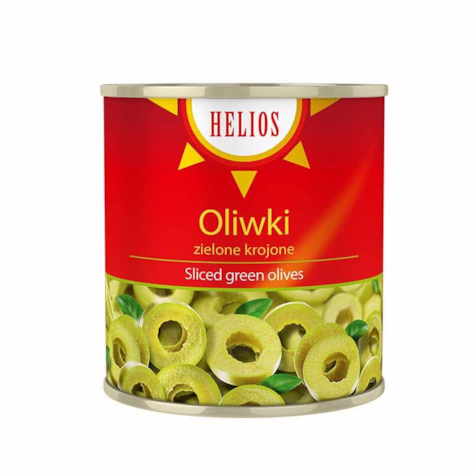 GREEK OLIWKI ZIELONE KROJONE 3,1kg/1,56kg/ HILLIOS