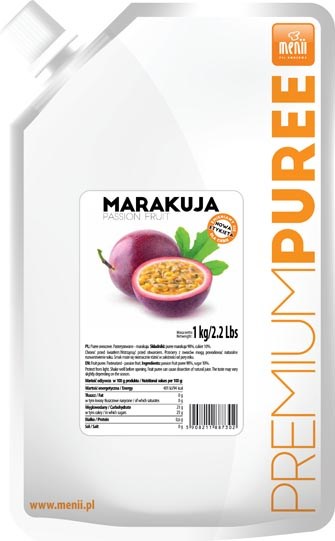 MENII PREMIUM PUREE MARAKUJA 1kg/5
