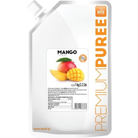 MENII PREMIUM PUREE MANGO ALPHONSO Z CUKREM 1kg/5