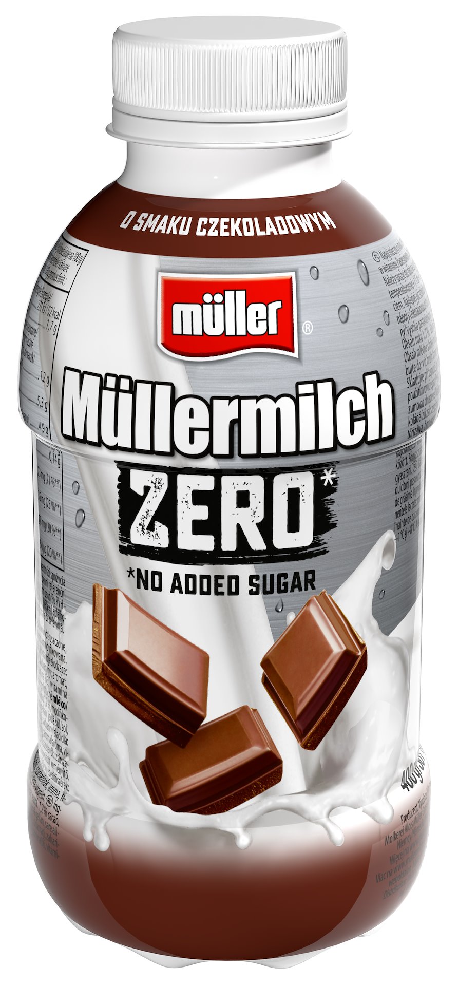 MULLER MILK CZEKOLADA ZERO 400ml/12