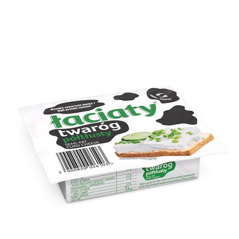 ŁACIATE TWARÓG KOSTKA PÓŁTŁUSTY 250g/30