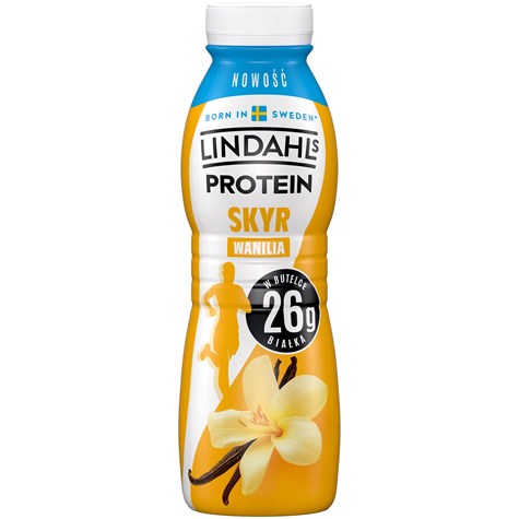 LINDAHLS JOGURT PITNY PROTEIN SKYR WANIL 380g/12