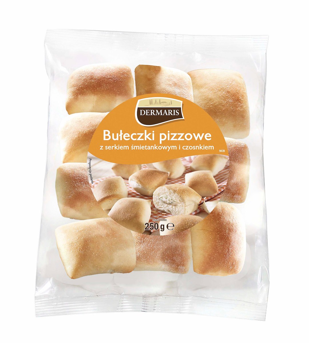 HENGLEIN BUŁECZKI PIZZ Z SERK ŚMIET I CZOS 250g/8
