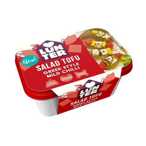 LUNTER TOFU SAŁATK GREEK STYLE MILD CHILLI 300g/9