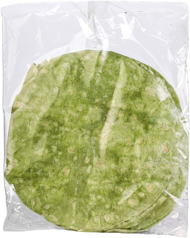 Q TORTILLA PSZENNA SZPINAKOWA 30cm 1050g/10