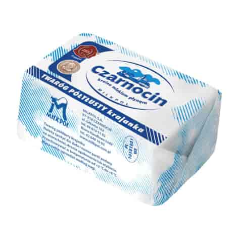 CZARNOCIN TWARÓG PÓŁTŁUSTY (vacum) ok. 300g/10