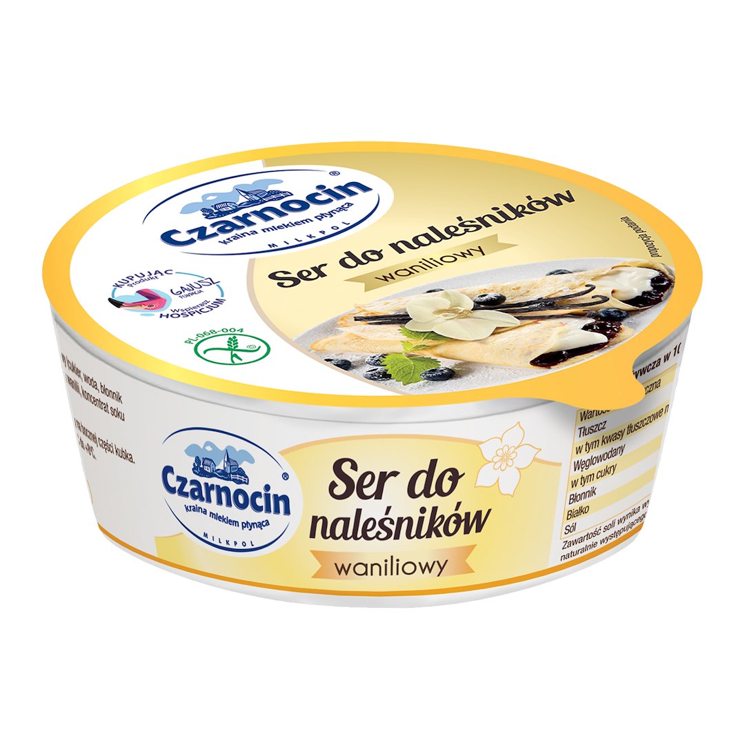 CZARNOCIN SER DO NALEŚNIKÓW WANILIA 450g/6
