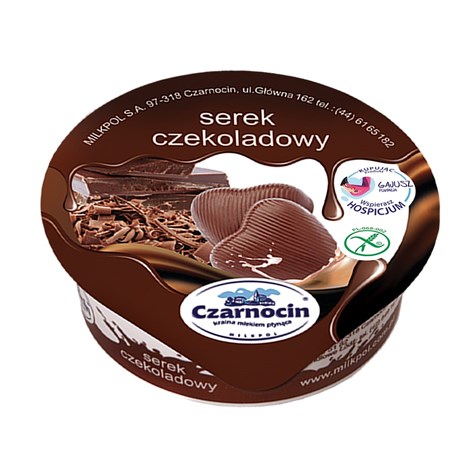 CZARNOCIN SEREK CZEKOLADOWY 125g/12