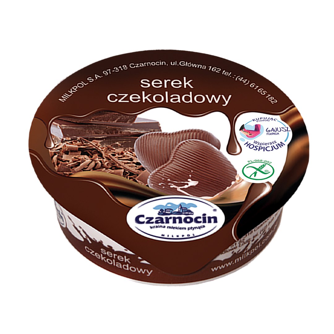 CZARNOCIN SEREK CZEKOLADOWY 125g/12