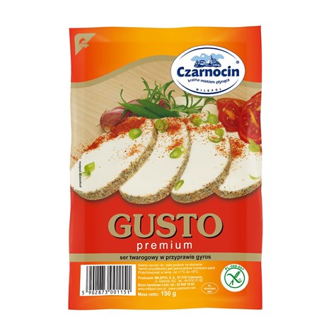 CZARNOCIN SER TWAROGOWY GUSTO GYROS 150g/15