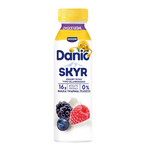 DANONE DANIO SKYR PITNY OWOCE LEŚNE 270g/8