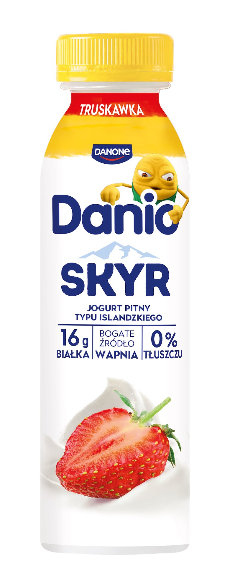 DANONE DANIO SKYR PITNY TRUSKAWKA 270g/8