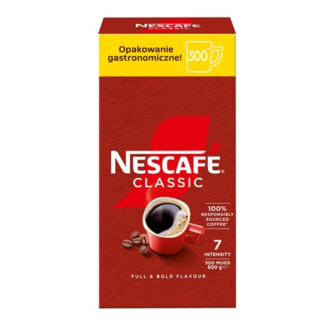 KAWA NESCAFE CLASSIC 600g/10 Rozpuszczalna