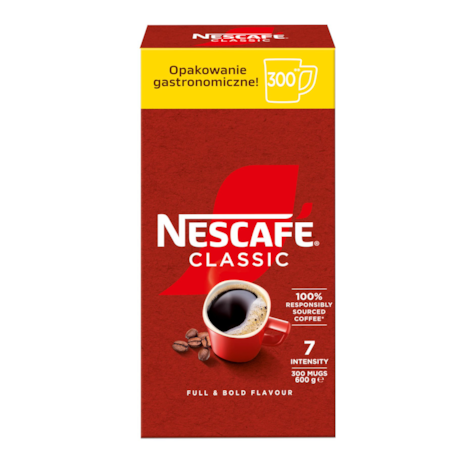 KAWA NESCAFE CLASSIC 600g/10 Rozpuszczalna