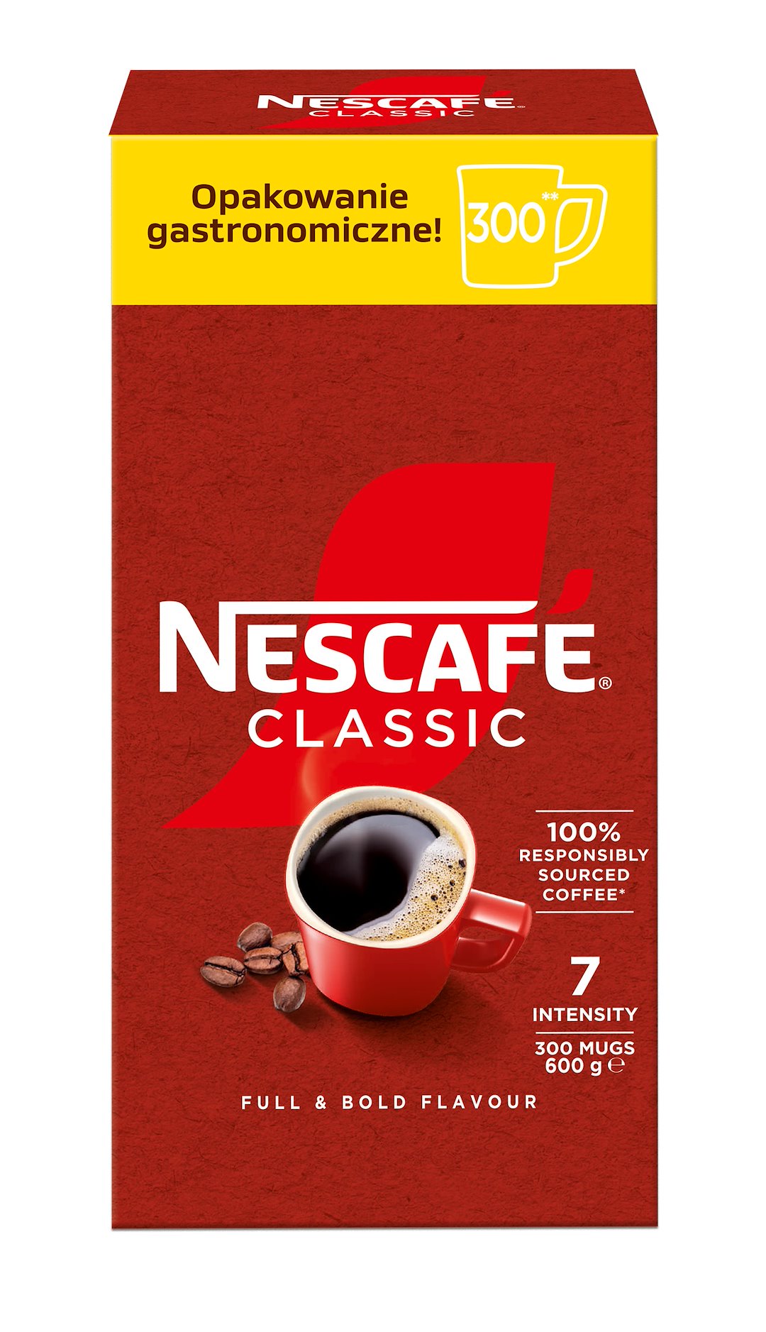 KAWA NESCAFE CLASSIC 600g/10 Rozpuszczalna