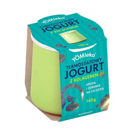 YOMLEKO JOGURT NATURALNY Z KOLAGENEM 140g 3,8% (4)