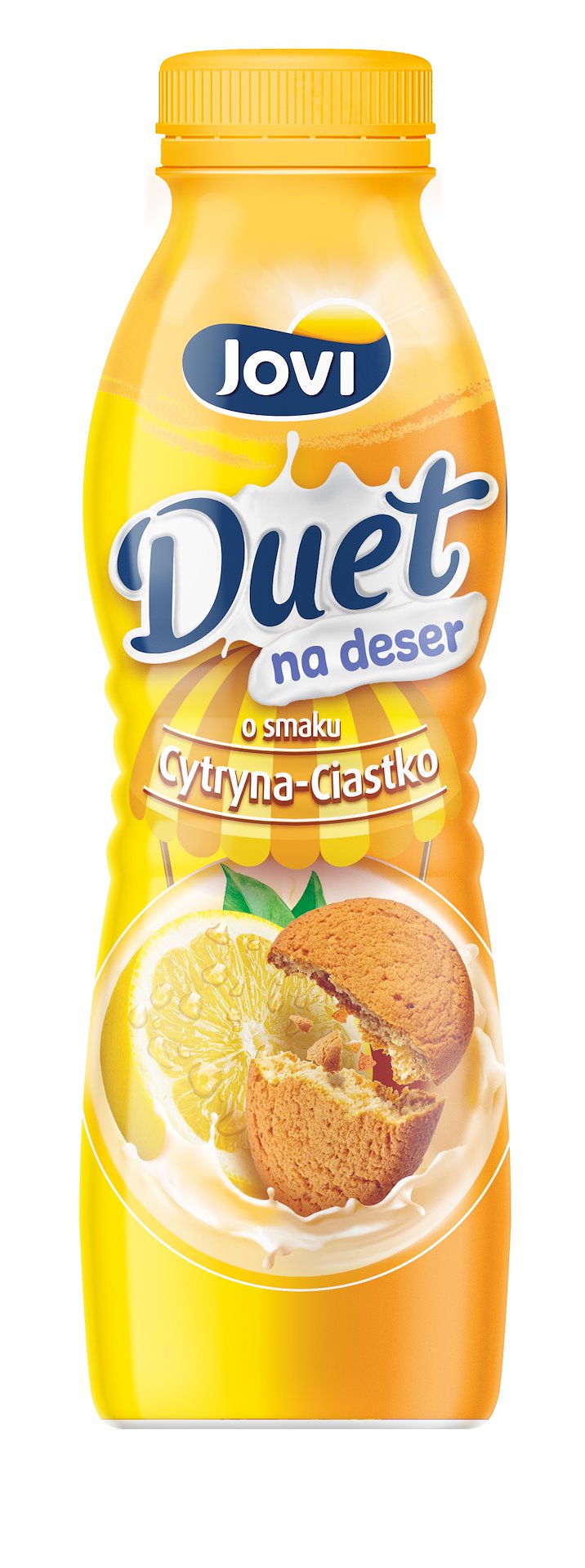JOVI NAPÓJ JOGURTOWY DUET CYTRYNA-CIASTKO 350g/12