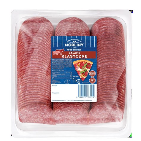 MORLINY SALAMI KLASYCZNE PLASTRY 1kg/6