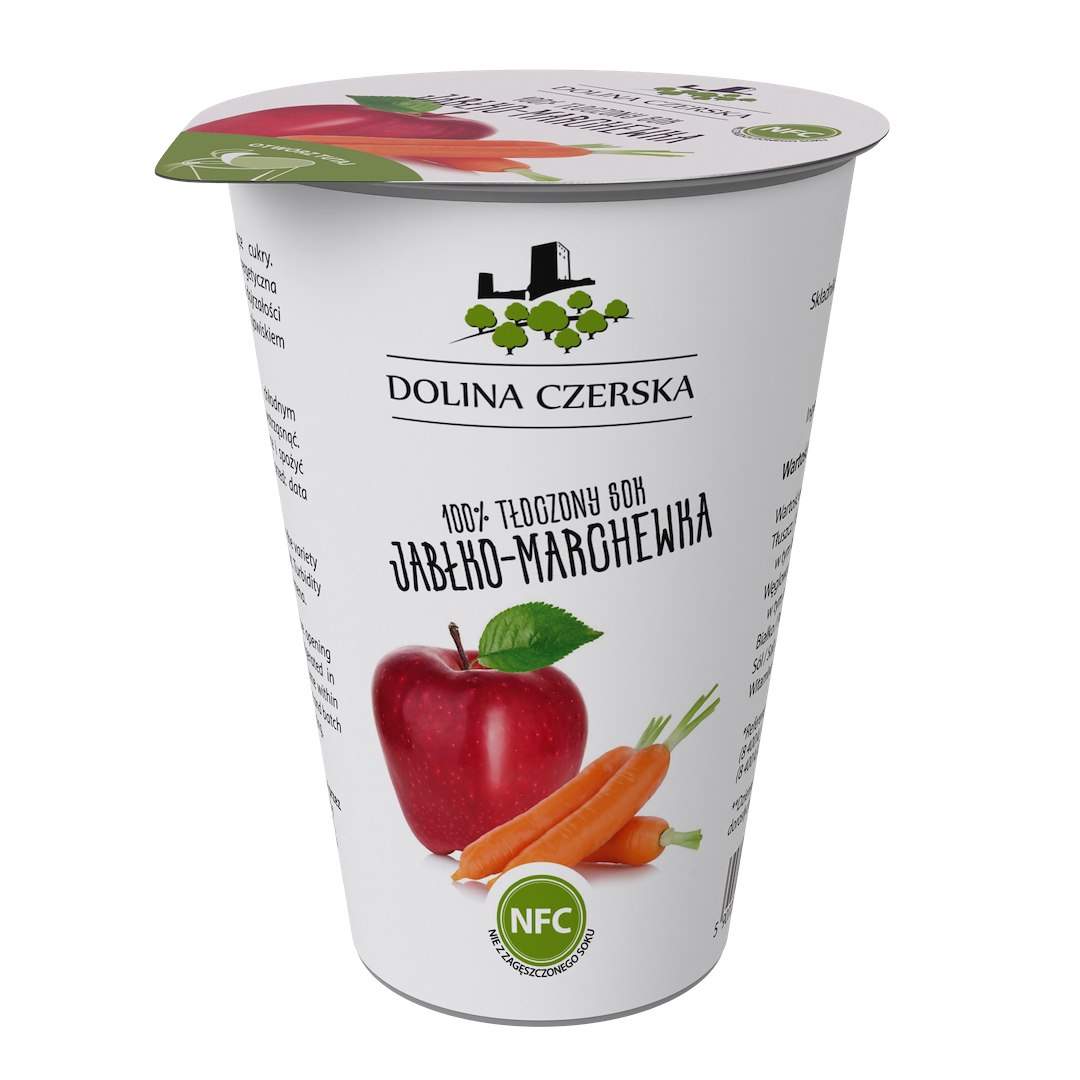 CZERSKA SOK TŁOCZONY 100% JABŁKO-MARCHEW 200ml/20