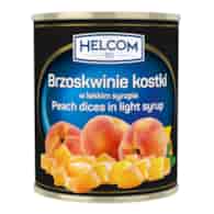 GREEK BRZOSKWINIA KOSTKA W SYROP 4200g/3100g HELCO