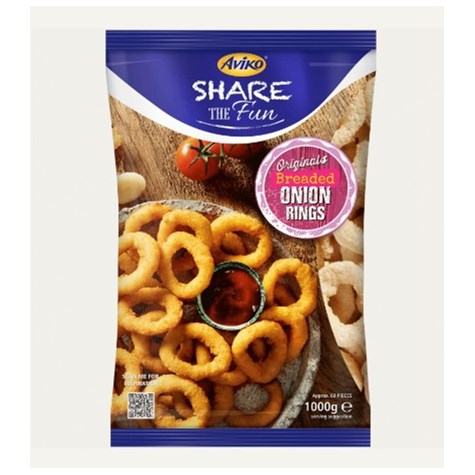 AVIKO KRĄŻKI CEBULOWE PANIEROWANE 1000g/6