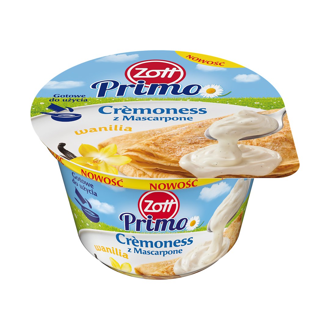 ZOTT CREMONESS Z MASCARPONE PRIMO WANILIA 200g/12