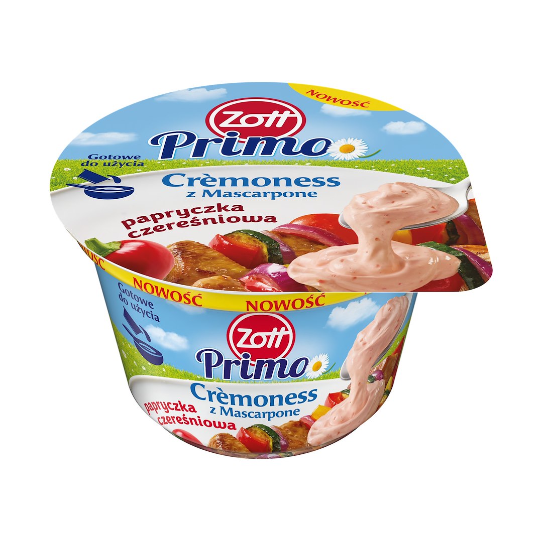 ZOTT CREMONESS Z MASCARP PAPRY/POMID BAZYL 200g/12