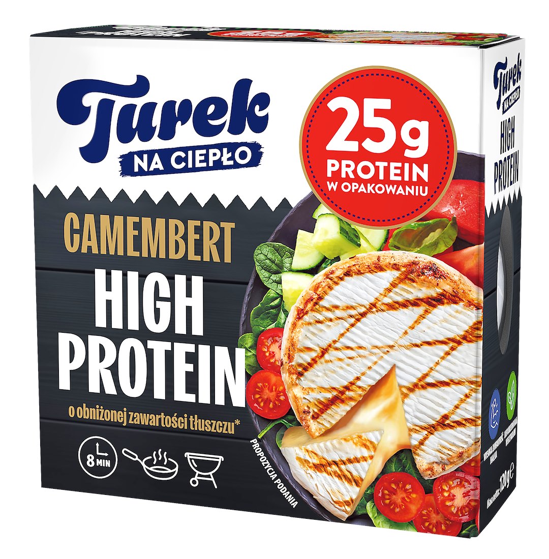 TUREK CAMEMBERT NA CIEPŁO HIGH PROTEIN 120g/8