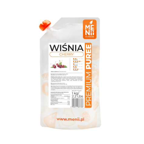 MENII PREMIUM PUREE WIŚNIA 1kg/5