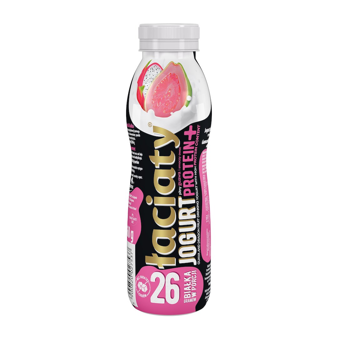ŁACIATE JOGURT PITNY GUAWA SM.OW. PROTEIN+ 360g/12