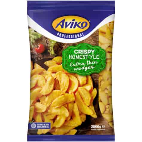 AVIKO CZĄSTKI ZIEMNIAKA CIENKIE WEDGES 2,5kg/4