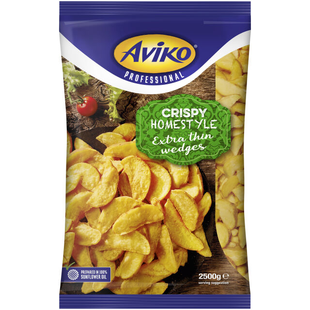 AVIKO CZĄSTKI ZIEMNIAKA CIENKIE WEDGES 2,5kg/4