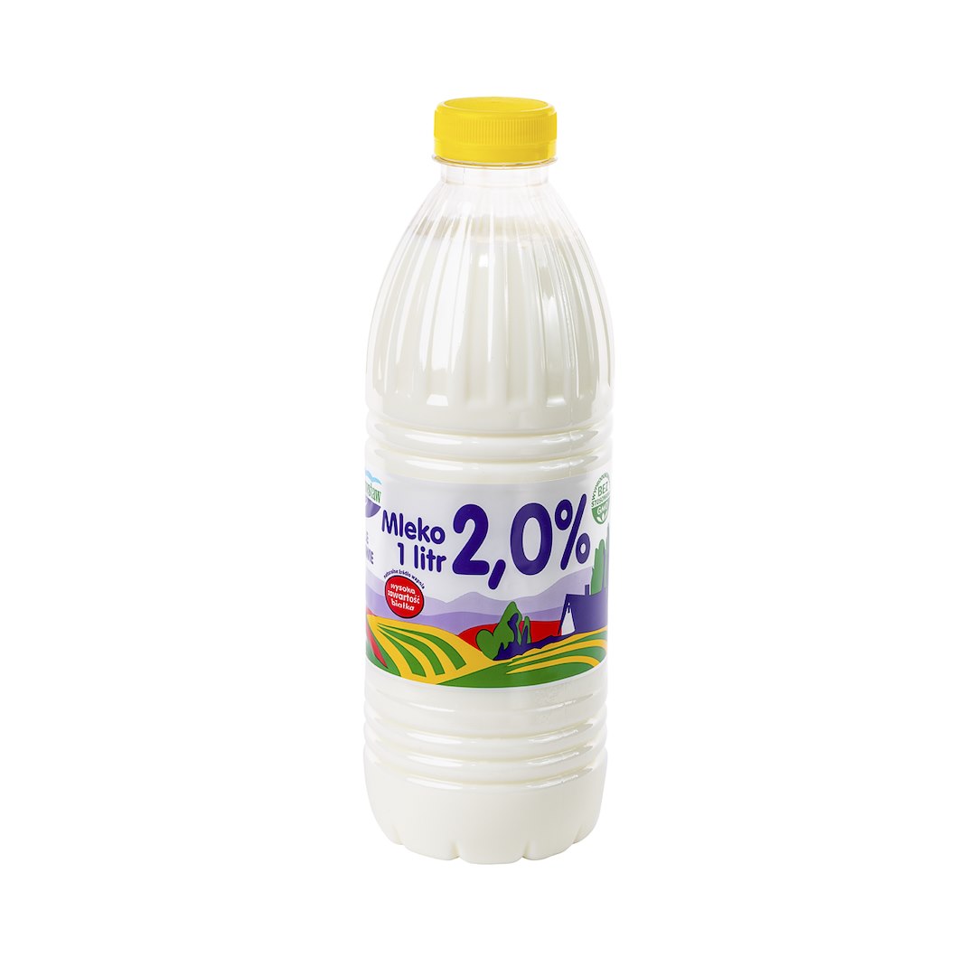 KRASNYSTAW MLEKO ŚWIEŻE 1L 2% (6) butelka