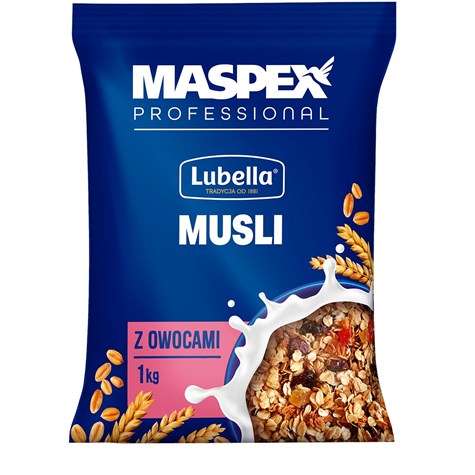 LUBELLA PŁATKI MUSLI Z OWOCAMI 1kg/6