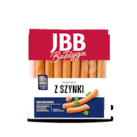 JBB PARÓWKI Z SZYNKI BEZ OSŁONKI ok 0,85kg