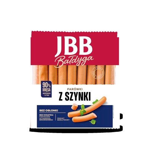 JBB PARÓWKI Z SZYNKI ok 0,85kg