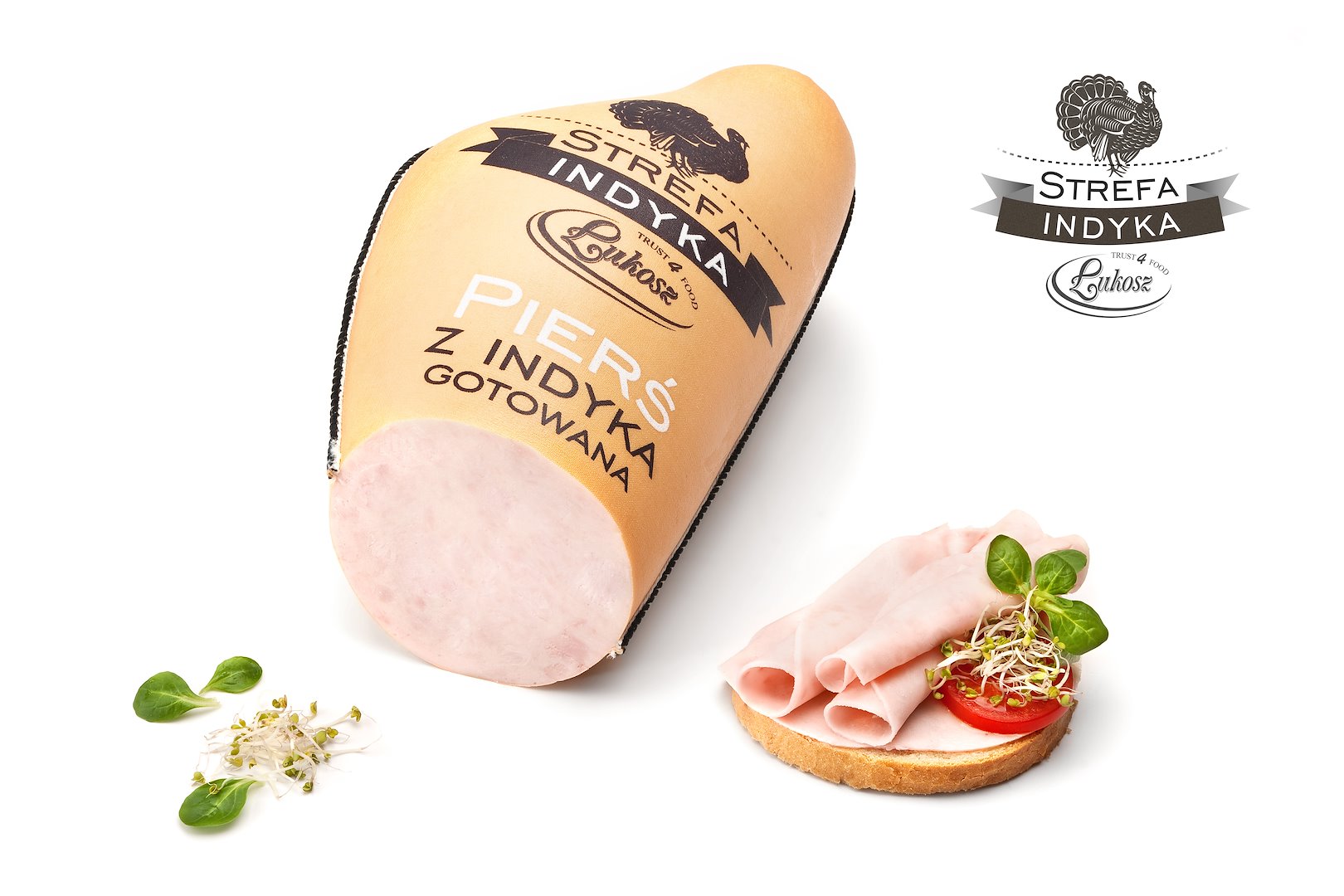 ŁUKOSZ PIERŚ Z INDYKA GOTOWANA ok 2,9kg