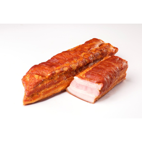 KONIAREK BOCZEK WĘDZONY PARZONY PASKI ok 0,8kg