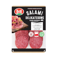 BELL SALAMI DOJRZEW DELIKATES PLASTRY 100g/10