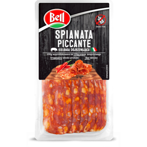 BELL SALAMI SPIANATA PICCANTE PLASTRY 80g/12