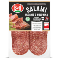 BELL SALAMI WŁOSKIE Z WOŁOW PLASTRY 80g/12