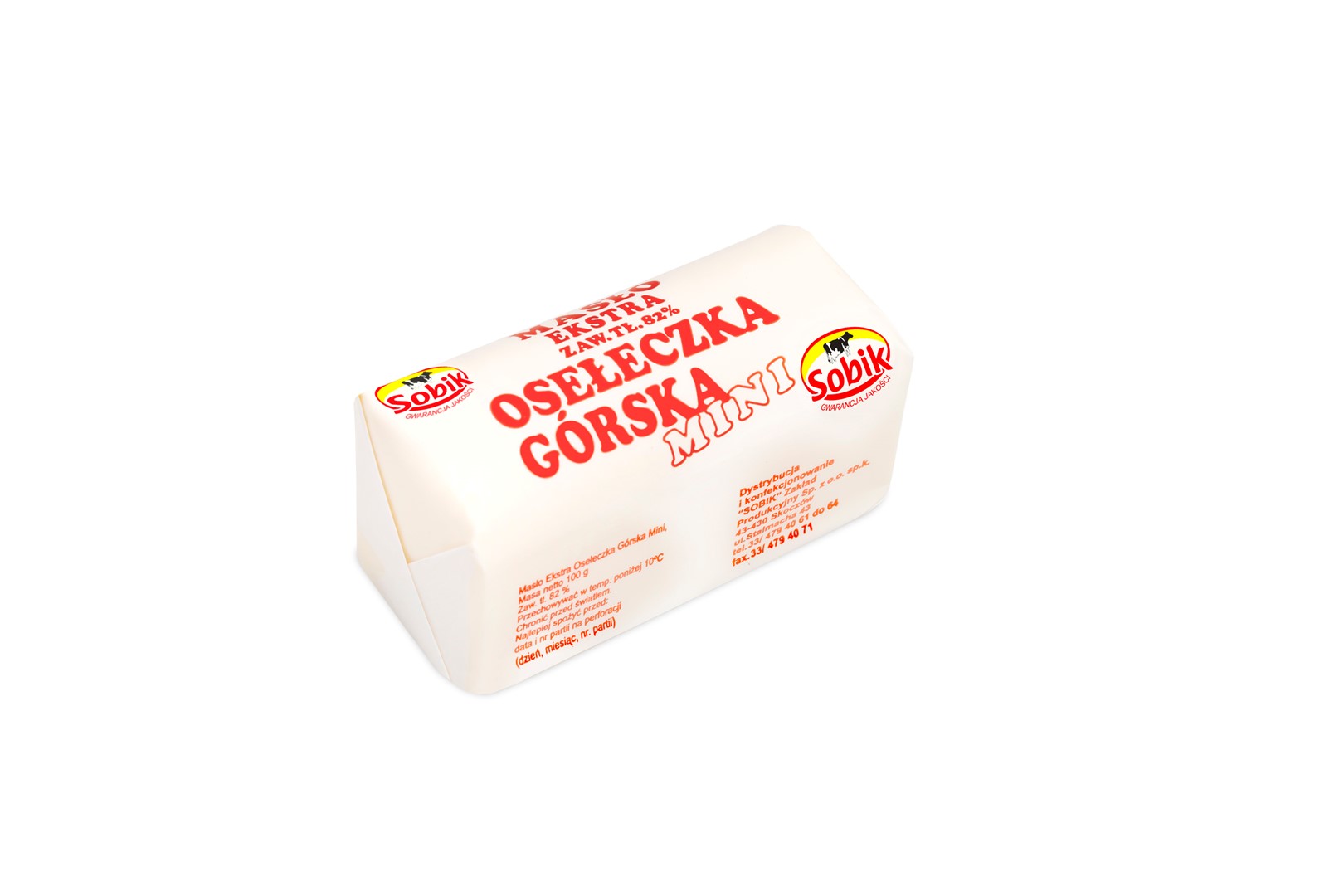 SOBIK MASŁO OSEŁKA GÓRSKA MINI 100g/36